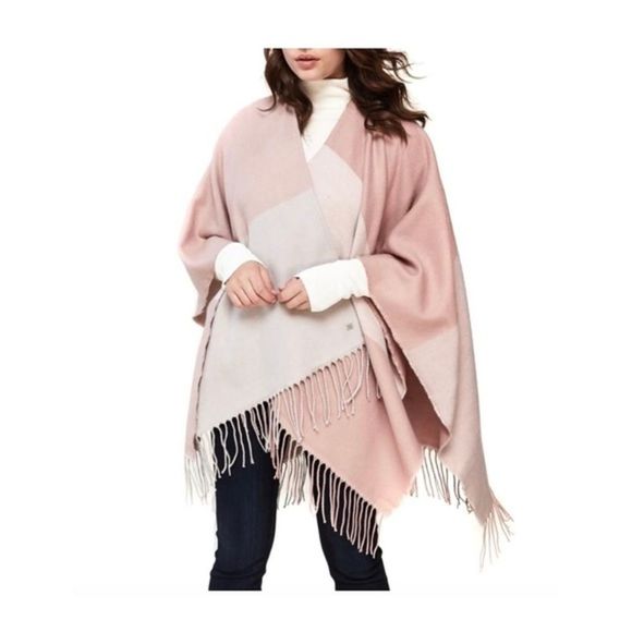 NWT! SOIA & KYO Woven Scarf with Fringe Cardigan - Picture 3 of 7